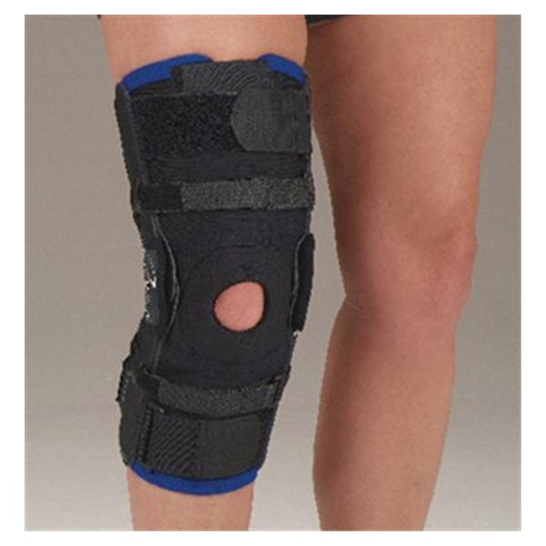 Deroyal Industries  Brace Wraparound Hypercontrol Knee 3Tx Black/Blue Size Small Ea