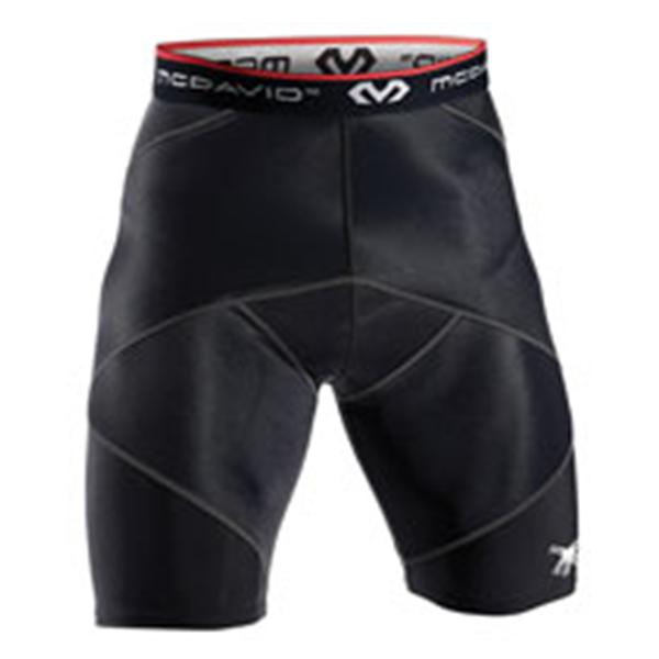 Shock Doctor  Shorts Compression Cross Compression Black Size Large 1/Pr