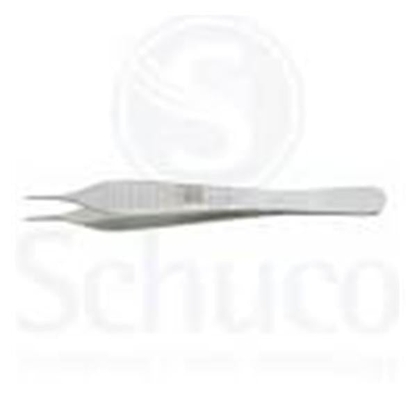 2-Piece Adson Forceps Set - 4.75" German Stainless Steel, Serrated & 1x2 Teeth