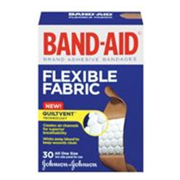 J&J Bandage Fabric Band-Aid 3/4x3" Flexible Tan 720/Ca