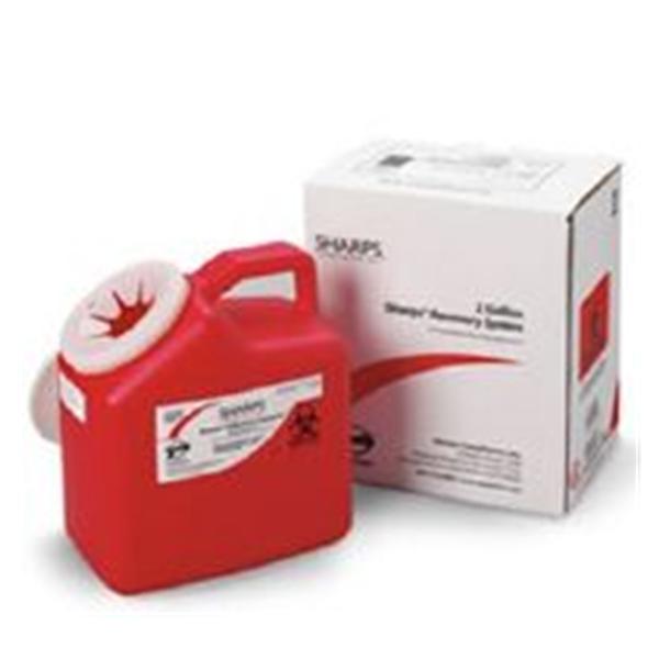 Sharps Compliance Container Sharps Sharps Recovery System 2gal Red Ea