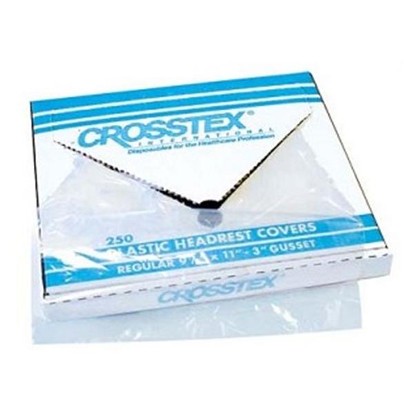 Crosstex International Cover Headrest 11 in x 9.5 in White Plastic 1000/Ca