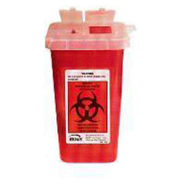 Bemis Healthcare Container Sharps Sentinel 2gal Plastic Translucent Red ea, 30 EA/CA (102 030)