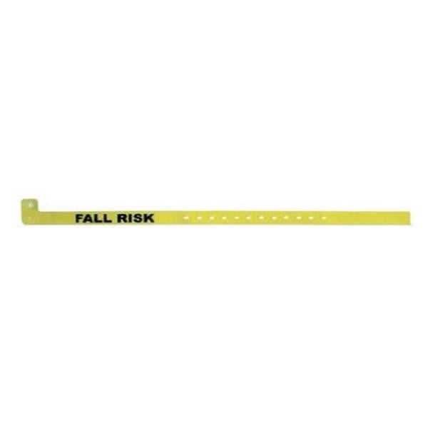 Fall Risk Riskband TimeMed a Div of PDC Alert Wristband Fall Risk Vinyl Yellow Adult / Pe ...
