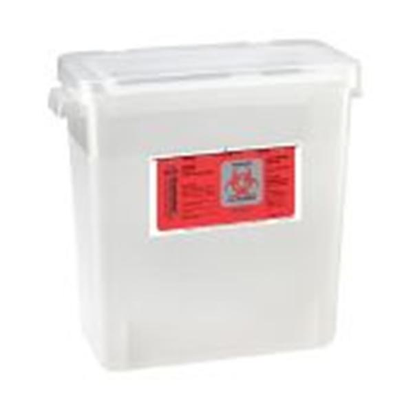 Bemis Healthcare Container Sharps Sentinel 3gal Plastic Translucent Beige 12/Ca (303 020)