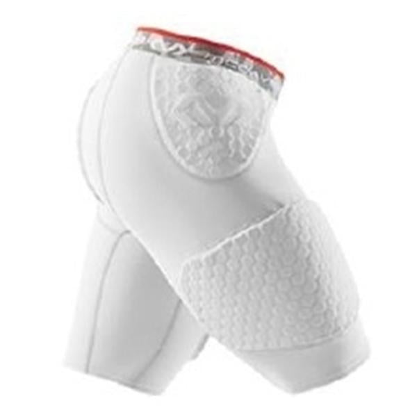Shock Doctor  Shorts Compression Hex White Size Large Ea