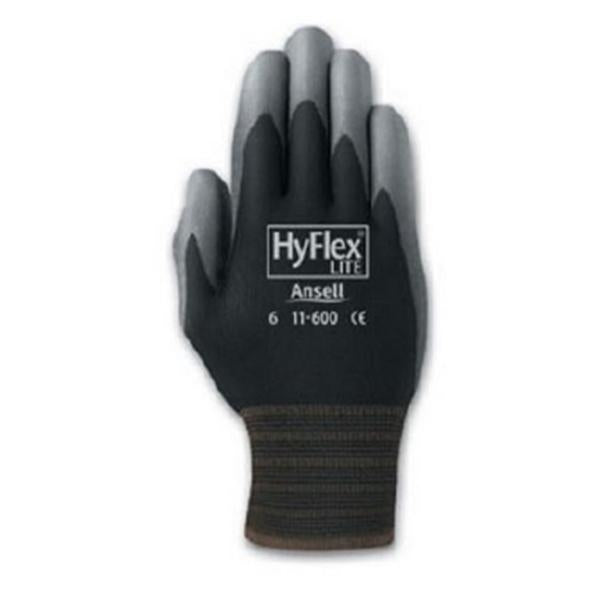 Ansell Healthcare Products  Gloves Assembly / Industrial Hyflex PF PU Ct Nyl 5-10 Blk 144/Ca