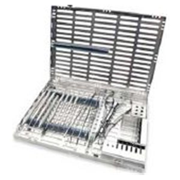 Hu-Friedy (Hufriedy) Cassette Instrument IMS Stainless Steel 8x11" 12-INS Black Ea