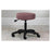 Clinton Industries Stool Exam Value Series Burgundy 5 Leg/Casters Backless EA (2135-21BURG)