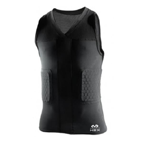 McDavid  Shirt Compression HexTank Black Size Large Ea
