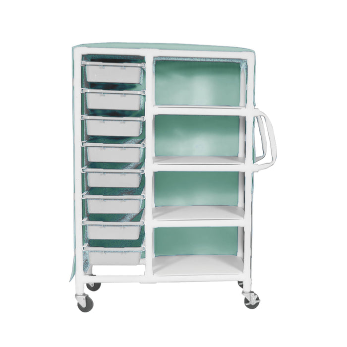 MR-Conditional PVC 8-Drawer Storage Cart