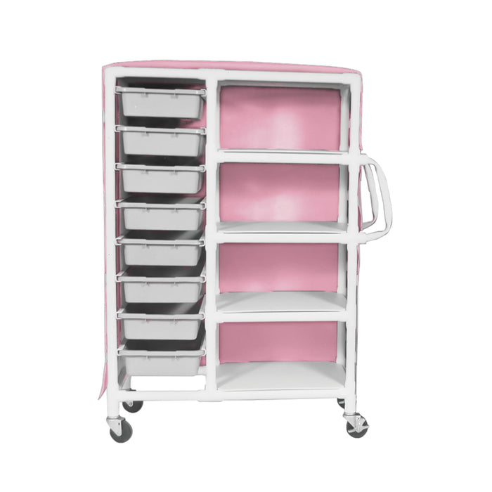 MR-Conditional PVC 8-Drawer Storage Cart