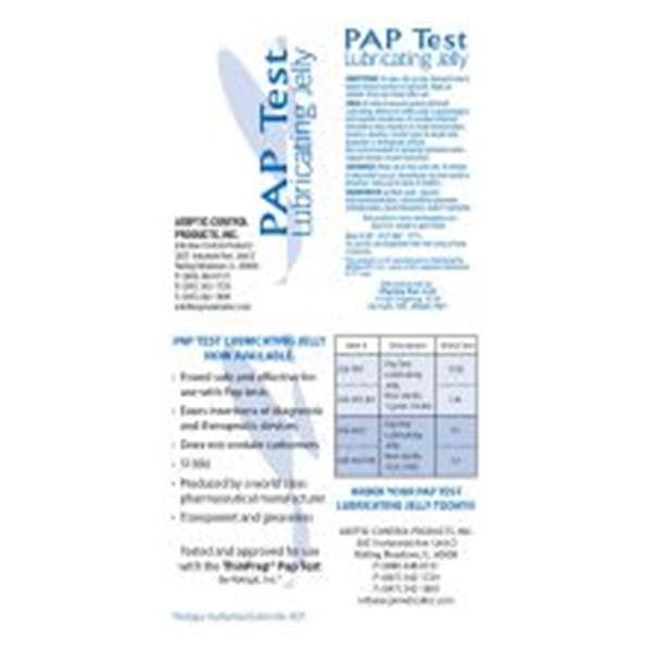 Aseptic Control Product Lubricating Jelly Packet 144/Pk