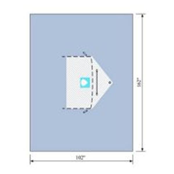 C-Core Medical Drape Shoulder Shoulder Arthroscopy Fenestrated 12x162" 12/Ca