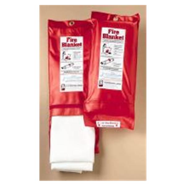 Cotton Goods Mfg Blanket Fire 6x4' Fiberglass White Ea