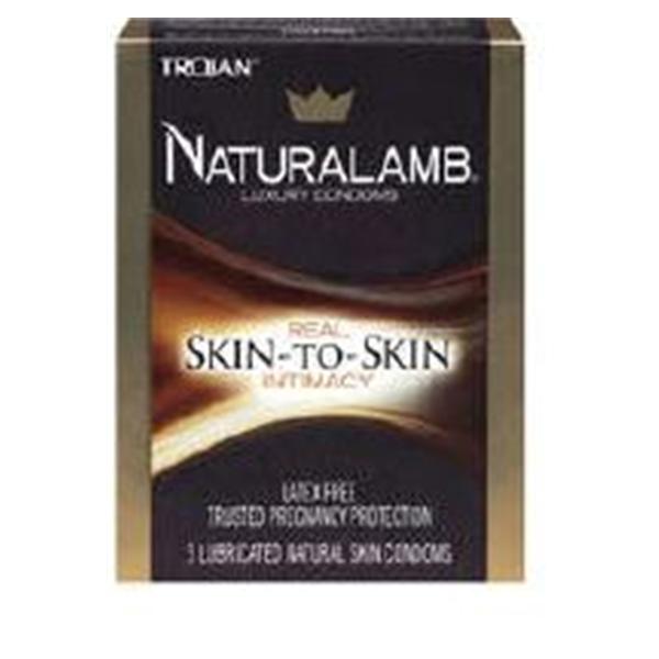 Church & Dwight Trojan Product Condom Trojan Natural Lamb 3/Bx
