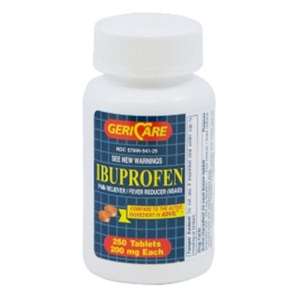 Geri-Care Pharmaceuticals Ibuprofen 200mg Tablets 250/Bt