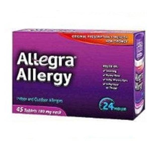 Chattem Drug Allegra 24Hr Tablets 180mg 45/Bt