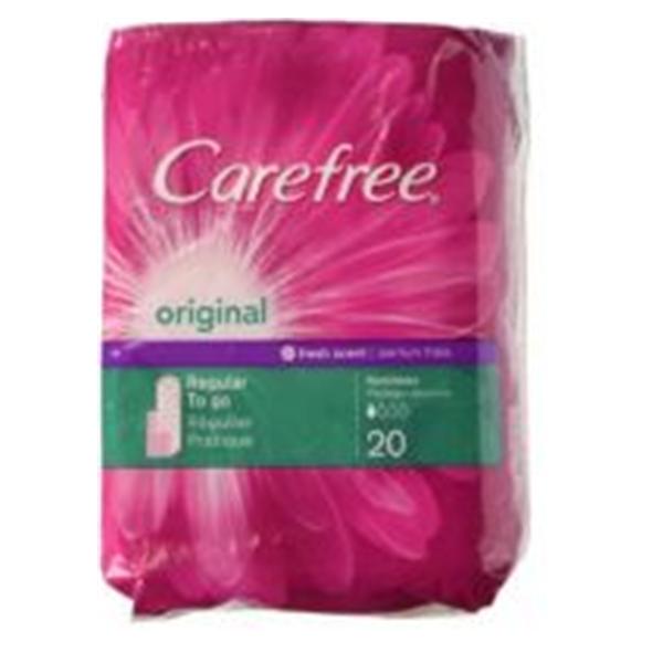 Energizer Personal Care Pantiliners Carefree Original Regular Fresh Scent 20/Bx