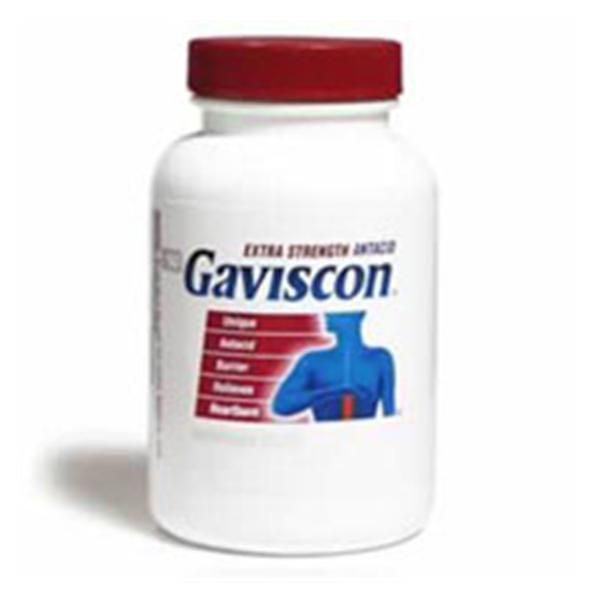 GSK Consumer Healthcare Gaviscon Antacid Chewable Tablets Btl 265mg X-Str Original 100/Bt