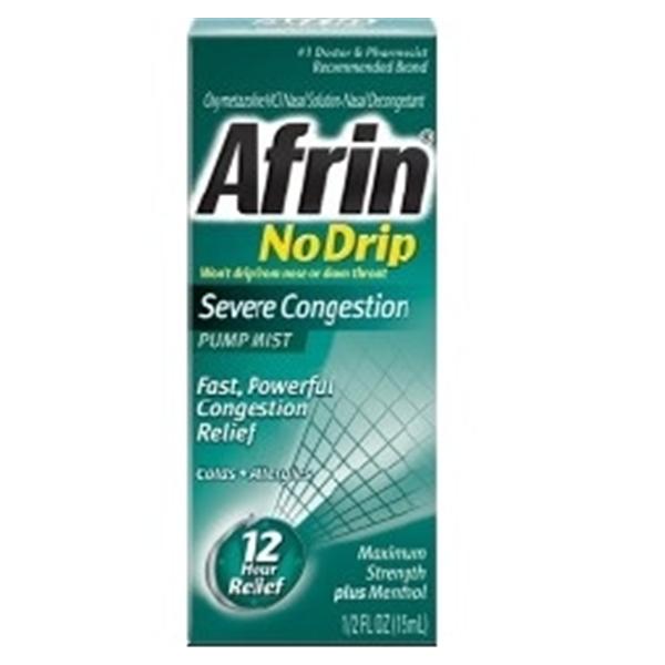 Merck Sharp & Dohme  Afrin Severe Congestion 15mL Spray Bottle 15ml/Bt