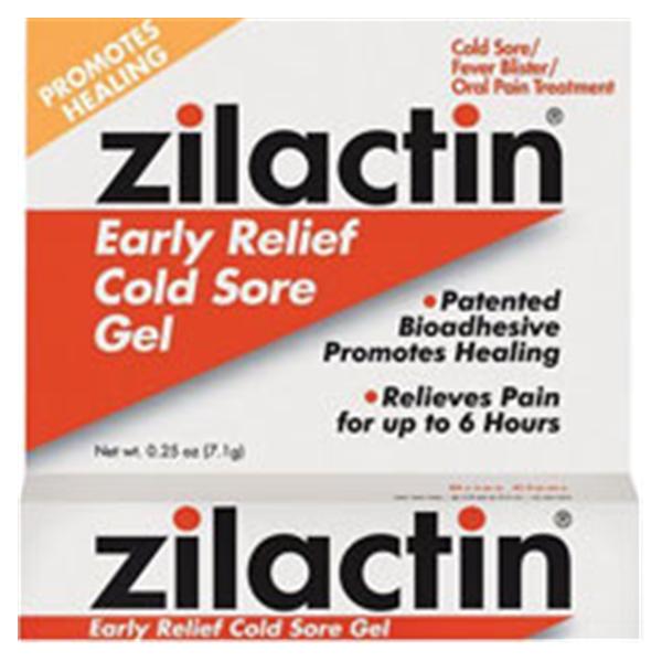 Zila Pharmacuticals Zilactin Gel Medicated 0.25oz .25oz/Tb