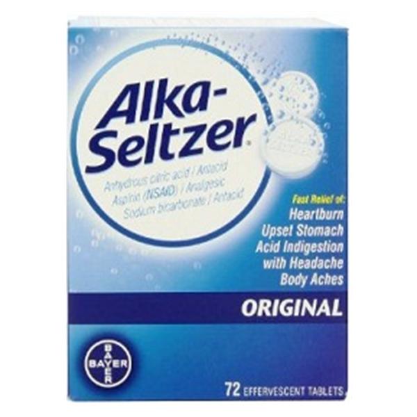 Bayer Consumer Products Alka-Seltzer Antacid Tablets 325mg Original 72/Bx