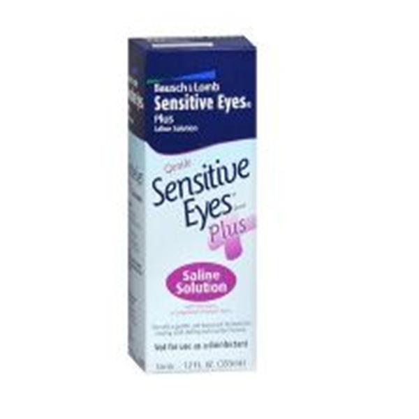 Bausch & Lomb Vison Care Sensitive Eyes Plus Contact Lens 12oz Ophthalmic Solution 12oz/Bt