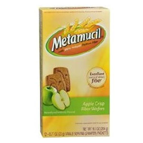 Procter & Gamble Dist Metamucil Wafer Apple Crisp 24/Bx