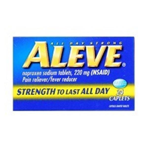 Bayer Consumer Products Aleve 220mg Caplets 24/Pk
