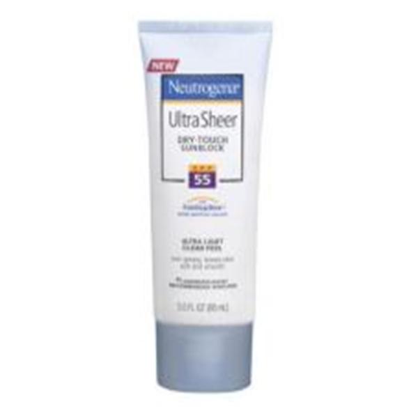 J&J Consumer Products Neutrogena Ultra Sheer Sunblock Lotion 55 SPF 3oz Wtrprf 3oz/Ea