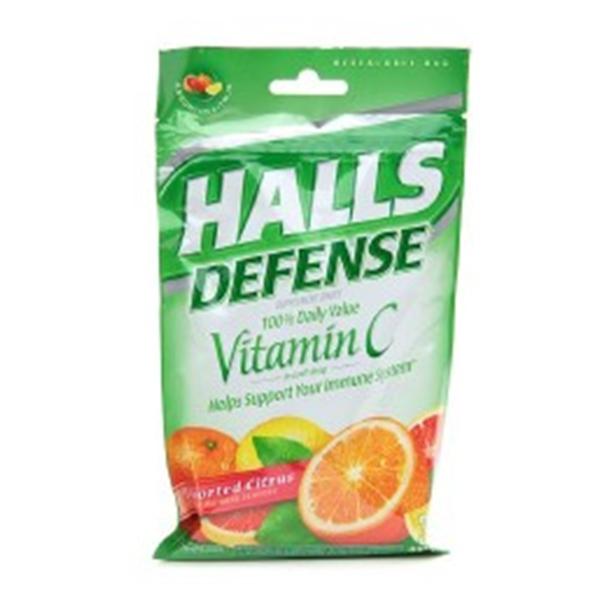 Mondelez International Halls Defense Cough Drops Citrus 30/Bg — Grayline Medical