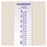 Quick Medical Chart Wall/Growth Height Growth 12"x72" Ea