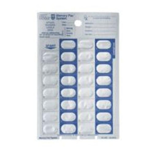 Apothecary Products Card 31-Dose Cold Seal 500/Ca