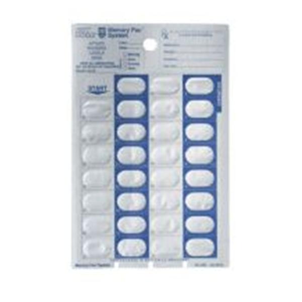 Apothecary Products Card 31-Dose Cold Seal 500/Ca