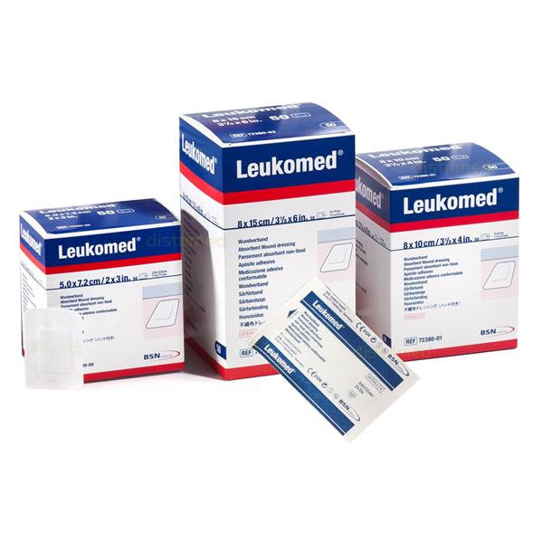 BSN Medical Drsng Trans Leukomed Flm 4x13-6/8 3Lyr Mtrx Adhr Clr Hi Abs 50/Bx