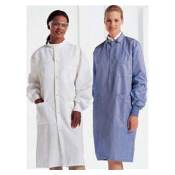 Encompass Group Lab Coat Poly/Crbn SafeGuard Unsx Wht Lg Ea