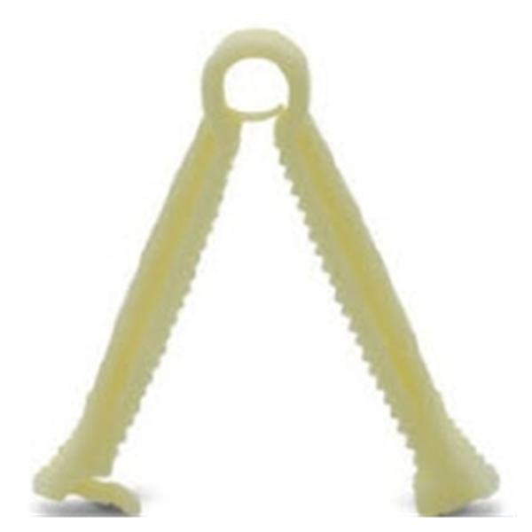 DMS Holdings Clamp Umbilical Cord Double Grip Plastic 125/Bx