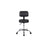 Boss Office Products Stool Exam Black 5 Leg Casters Backrest Ea (B245-BK)