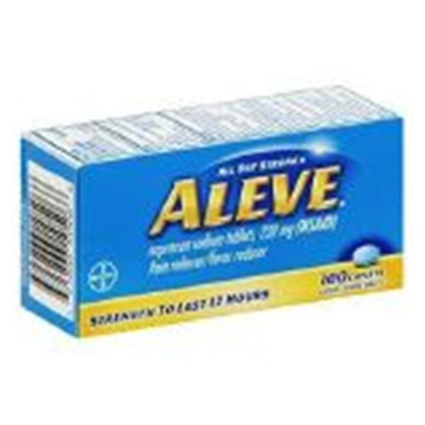 Bayer Consumer Products Aleve 220mg Caplets 100/Bt