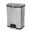 Rubbermaid Container Waste Slim Jim SS 90L/24gal Step-On Black Ea