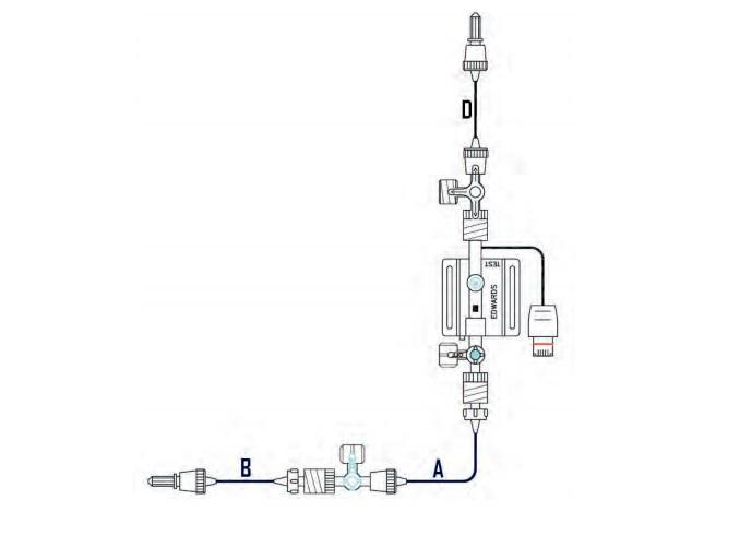 Edwards Lifesciences TruWave Disposable Pressure Transducers - Vamp Kit, CDP, 2 x 2 PM - PX284AN