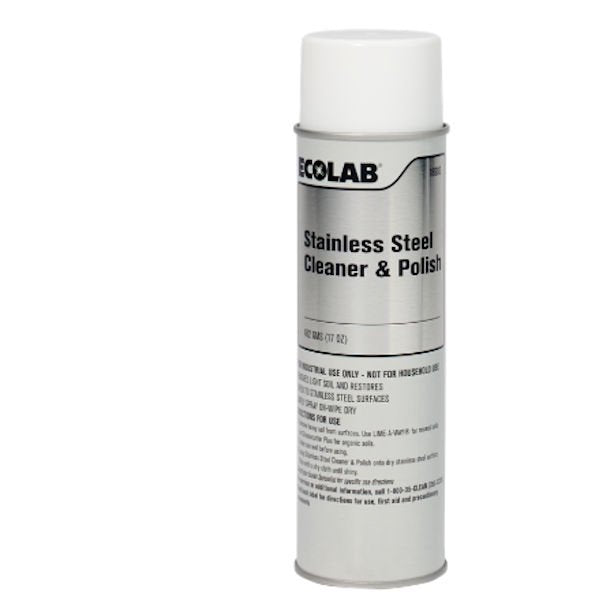 Ecolab® Stainless Steel Cleaner & Polish - 17 oz. Aerosol