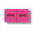 Laguna Coast Assoc Medication Labels / Tapes - Nipride Label, Fluorescent Orange - SCVMC-23