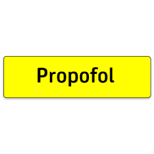 Laguna Coast Assoc Medication Labels / Tapes - Propofol Label, 500/Roll - AM006-K