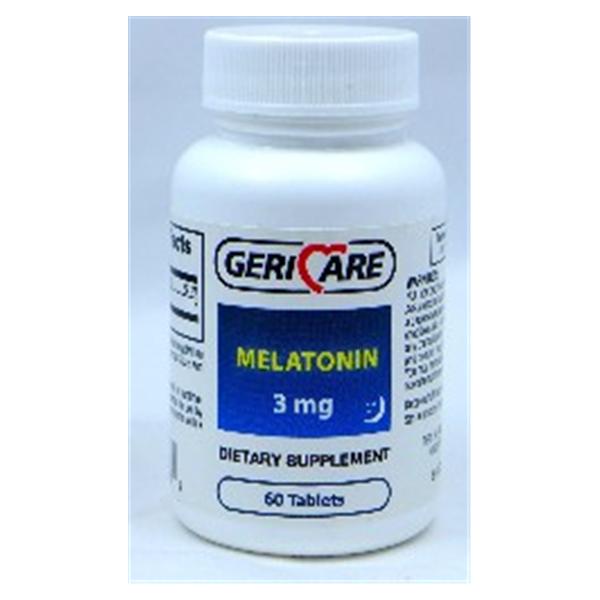 Geri-Care Pharmaceuticals Melatonin Supplement Tablets 3mg 60/Bt (86406GCP)