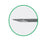 Integra Neurosciences Knife Blade Myringotomy 6" 45Deg Intrgl Hndl SS NS 1Use 10/Pk