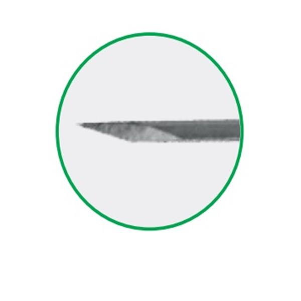 Integra Neurosciences Knife Blade Myringotomy 6" 45Deg Intrgl Hndl SS NS 1Use 10/Pk