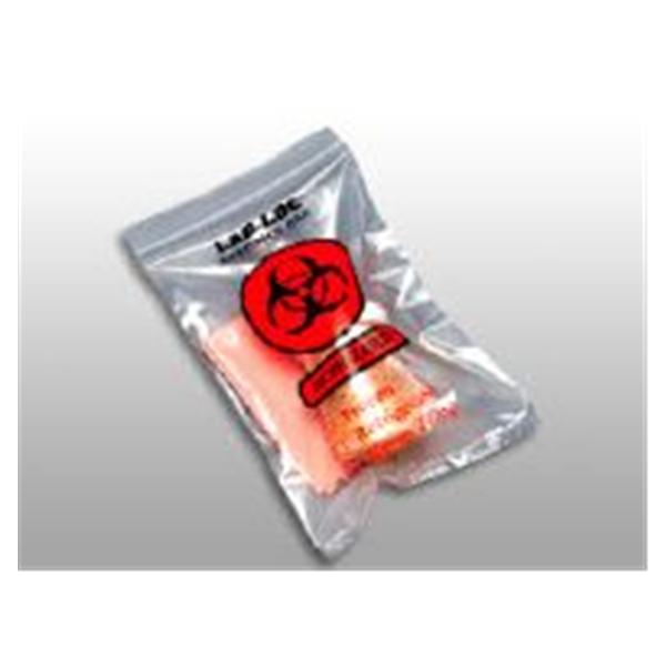 Elkay Plastics Bag Biohazard 12x12" Clear Symbol 3 Wall 1000/Ca