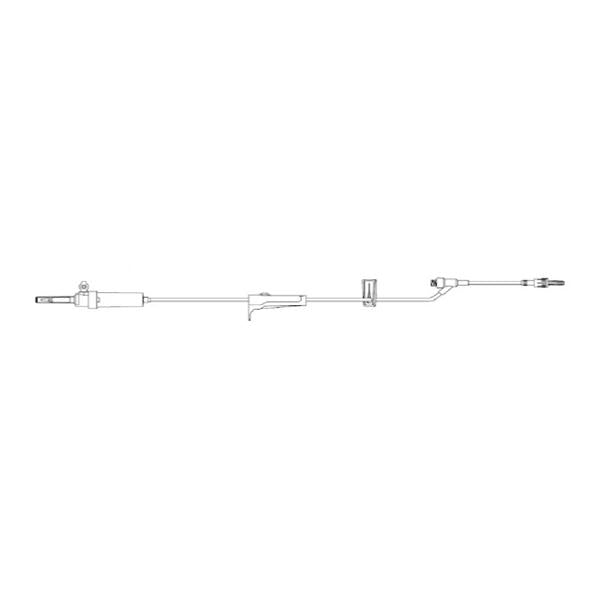 Zyno Medical IV Administration Set NF Inj St 105 20Drp 18mL 50/Ca (A2-80071-D)